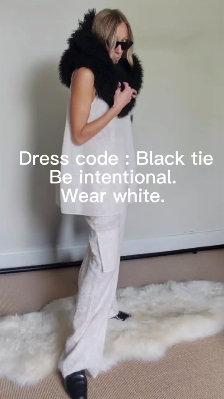 Dress code : Black Tie. When the invite says Black Tie. All I want to do is…