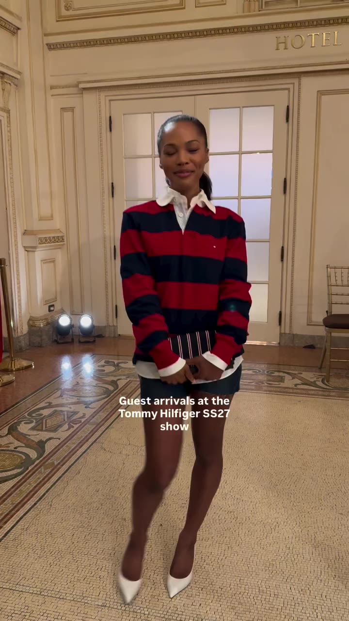 i love making these !! guest arrivals at @tommyhilfiger SS27! who do you seeee?