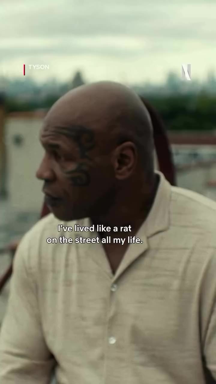 Mike Tyson @MikeTyson in @ByJakeHall for #TYSON @Netflix premiering October 13