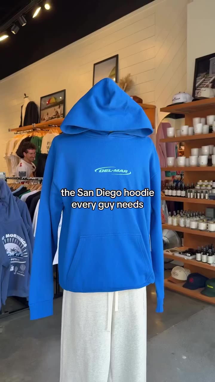 🌊💙🐋 #sandiegolife #delmar #sweatshirt #hoodie