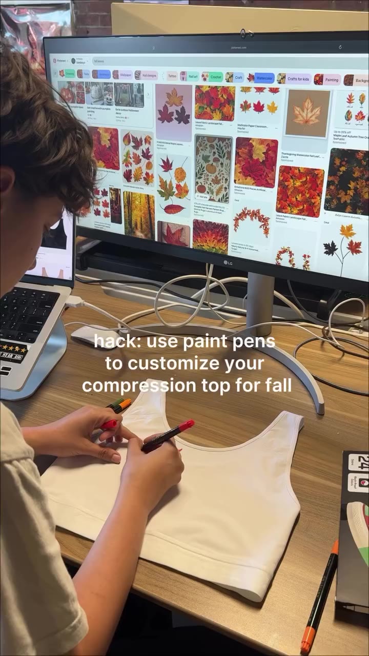 a lil DIY compression top moment for the changing of the seasons 🍂