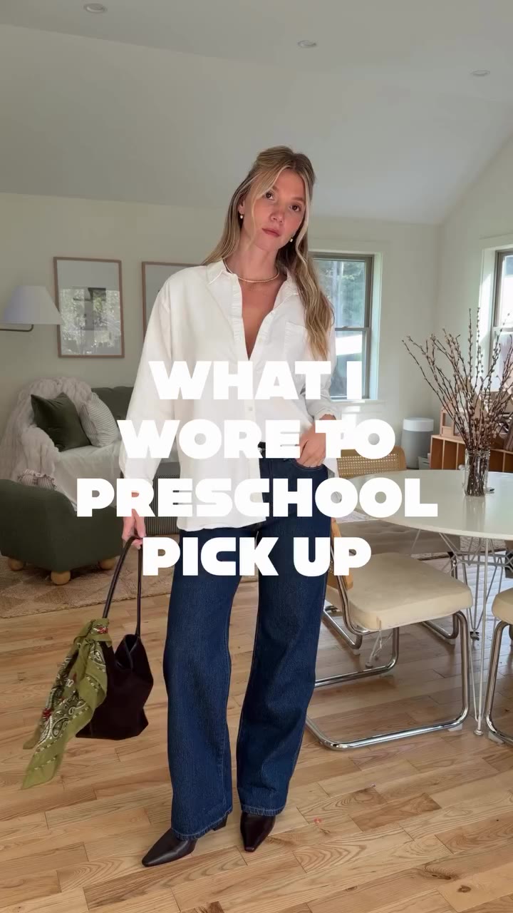the preschool pick up rotation 🧺 comment “outfit” for all the details…