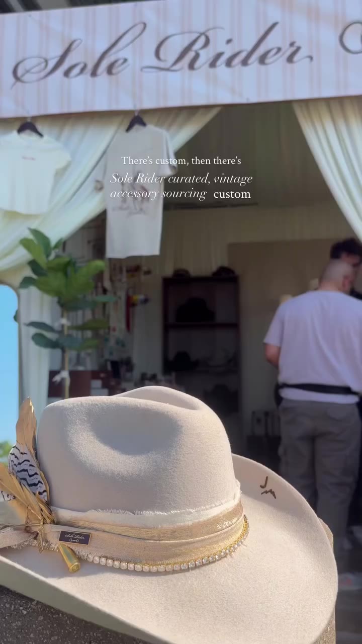 There is custom then there is Sole Rider custom curated vintage accessory…