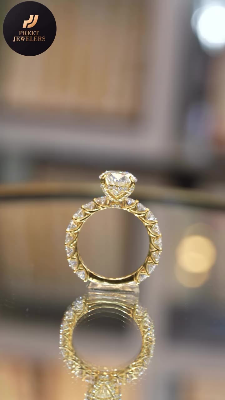 For the beginning of forever. 💎 A certified 4CT oval, set with exceptional…