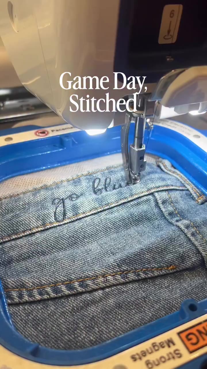 Game Day, STITCHED 🪡🏈 Your game day fit called… it wants embroidery! Bring…