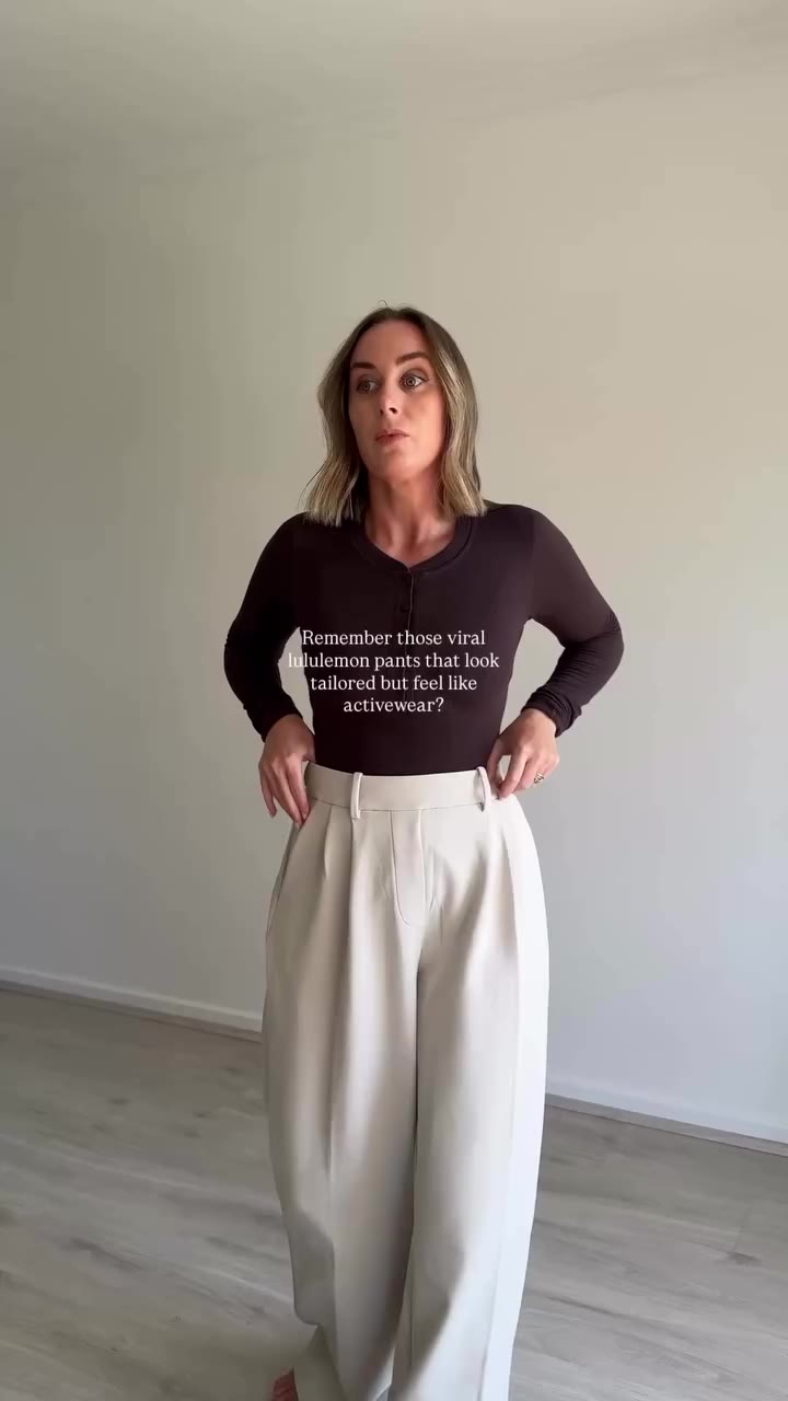 You might remember the viral @lululemonausnz pants that somehow look tailored…