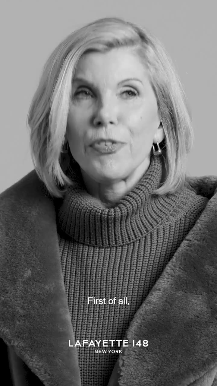 “It's amazing what fabric and shape will do in terms of how it makes you…