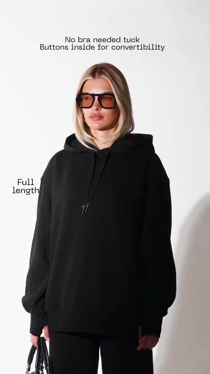 1 hoodie, 3 ways to wear it, 0 reasons to take it off. Meet the Convertible…