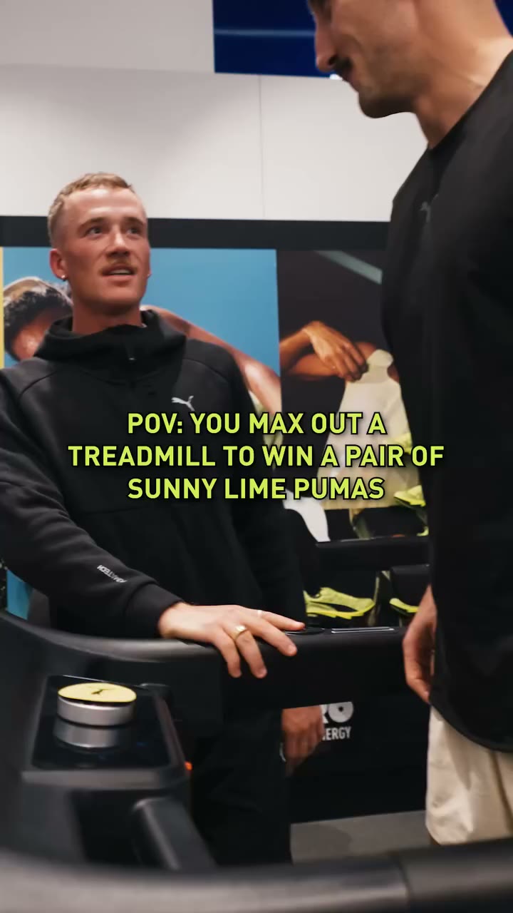 POV: You maxed out the treadmill🏃‍♂️💨 Just casually putting the all-new PUMA…