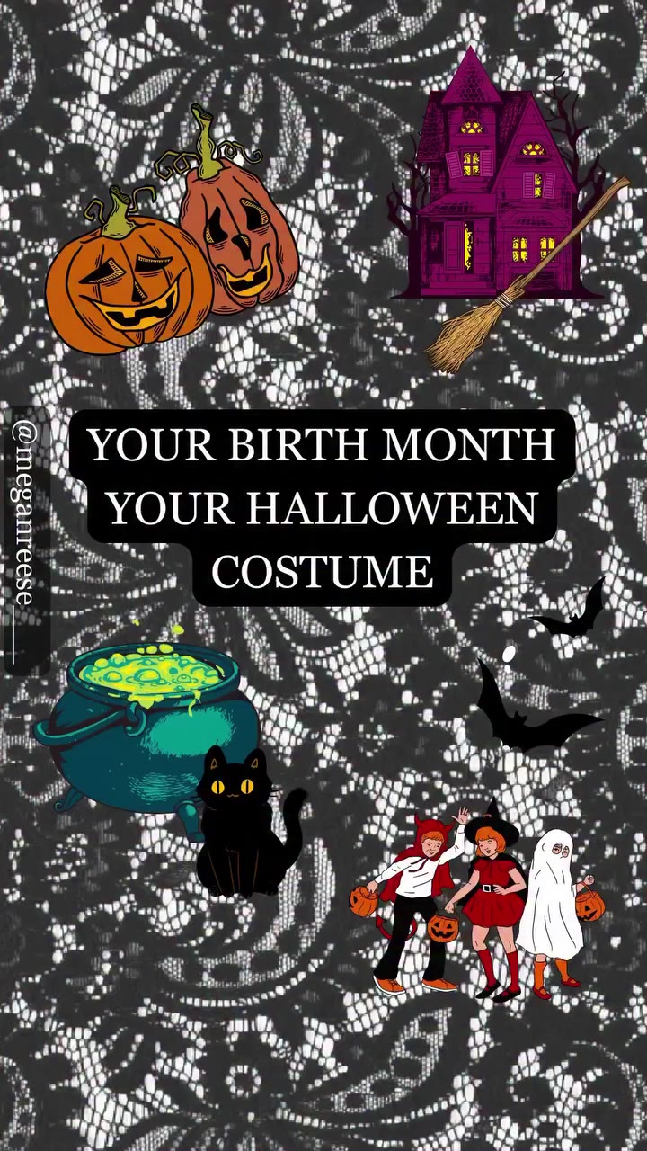 Your birth month = your Halloween costume! Which month is your fav?? 👻🖤🪦…