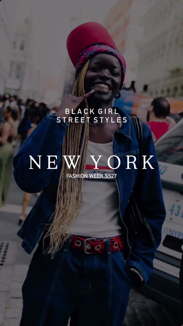 NYFW SS27 understood the assignment. 🗽🖤 The looks. The layering. The…