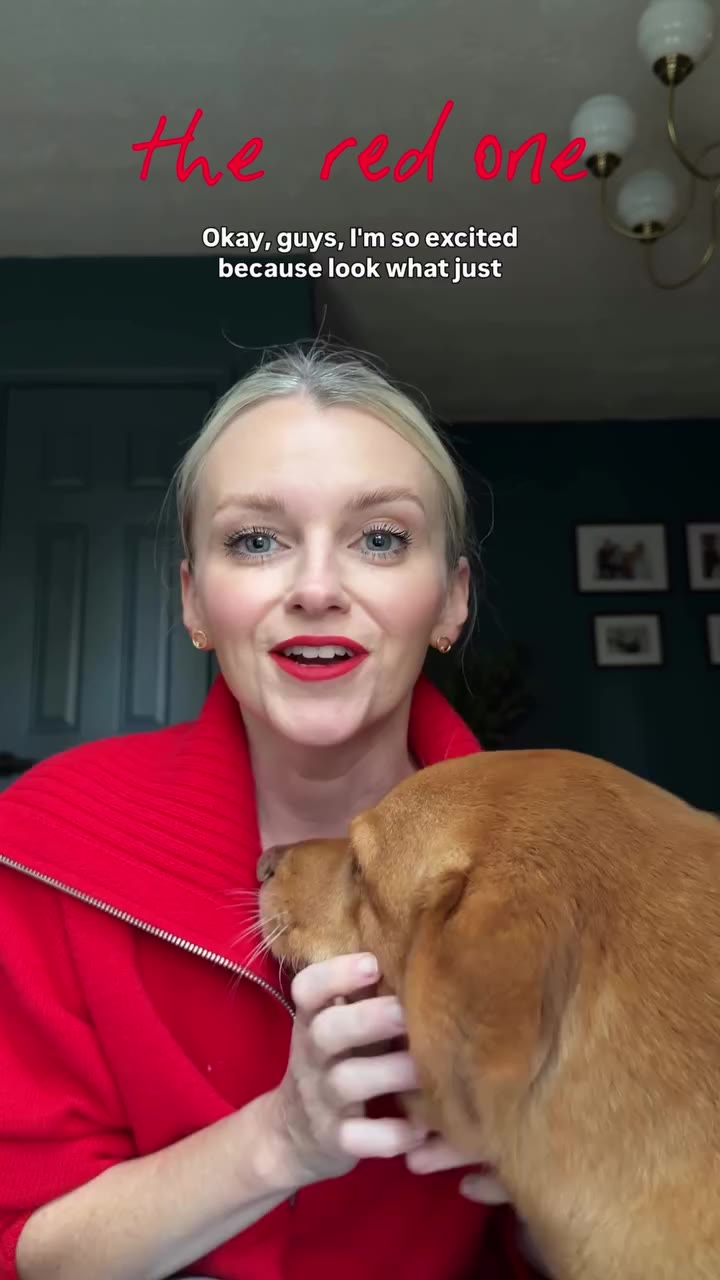 It’s red sweater season as far as I’m concerned, and this is the one I’m…