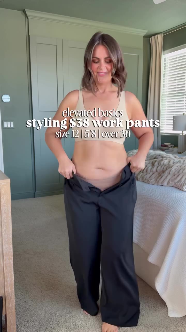 less than 50 bucks for the top AND pants 💁🏻‍♀️ say WORK for the outfit deets…