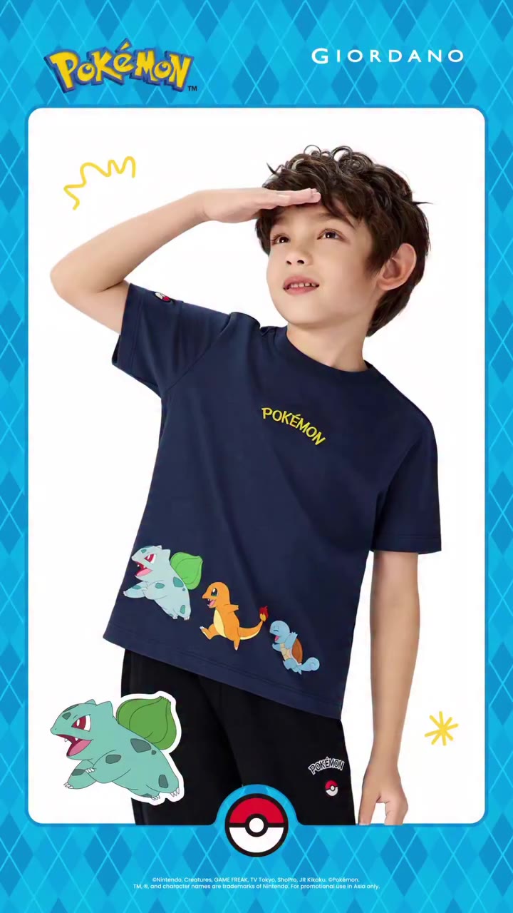New Pokemon drop for your mini-me! Bright colors, cozy fits, and their…