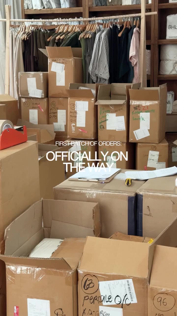 quick little update from our team in Collingwood 👀📦 your Bhumi orders are…