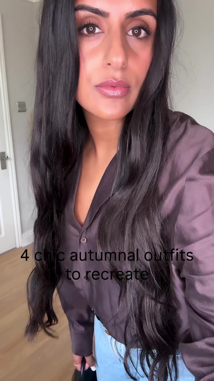 4 easy pre-autumn outfits to recreate 🍂 Think effortless layers, flattering…