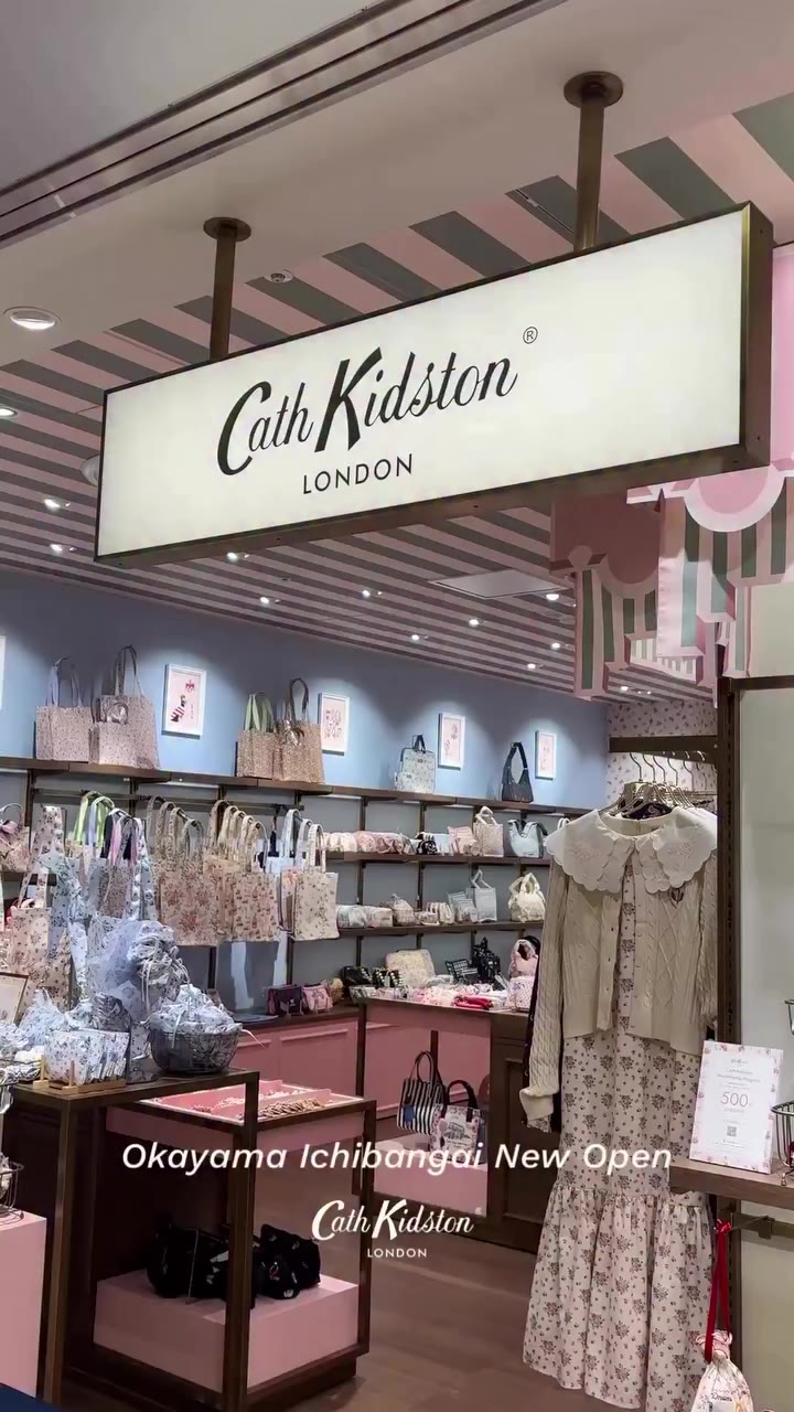 Cath Kidston Okayama Ichibangai Store New Open🍓🪻🏬🎀 2026年9月18日（金） Cath…