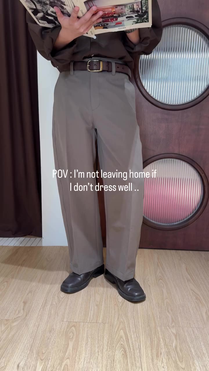 POV : I’m not leaving home if I don’t dress well … Brown on Brown outfit