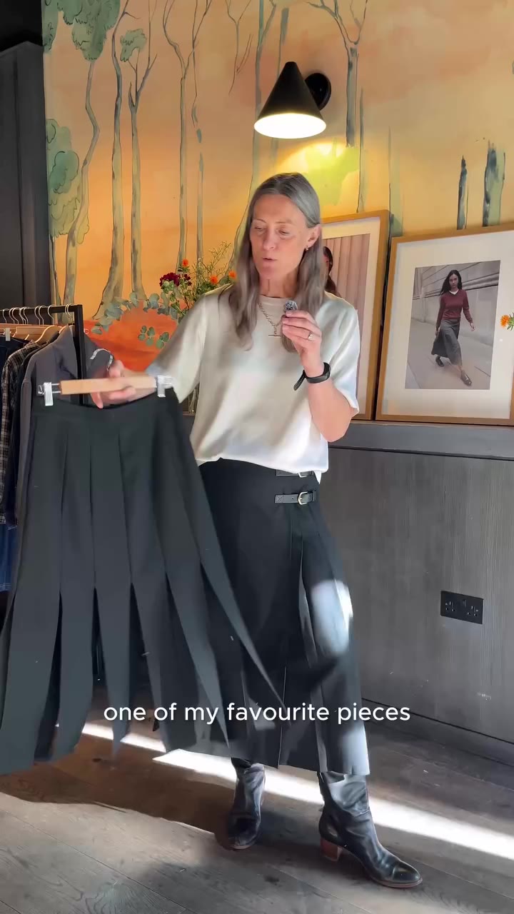 The thinking behind the panelled split skirt (aka the Car Wash skirt). Our…