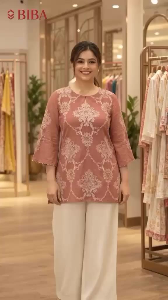 Rust never looked this good. 🍂 This embroidered kurta is giving…