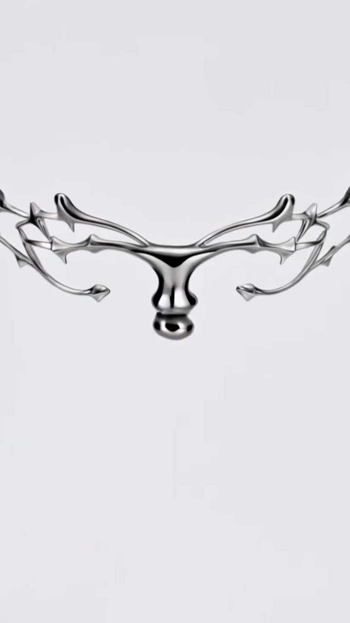 See the world through thorns. Our statement eye ornament, forged with twisted…