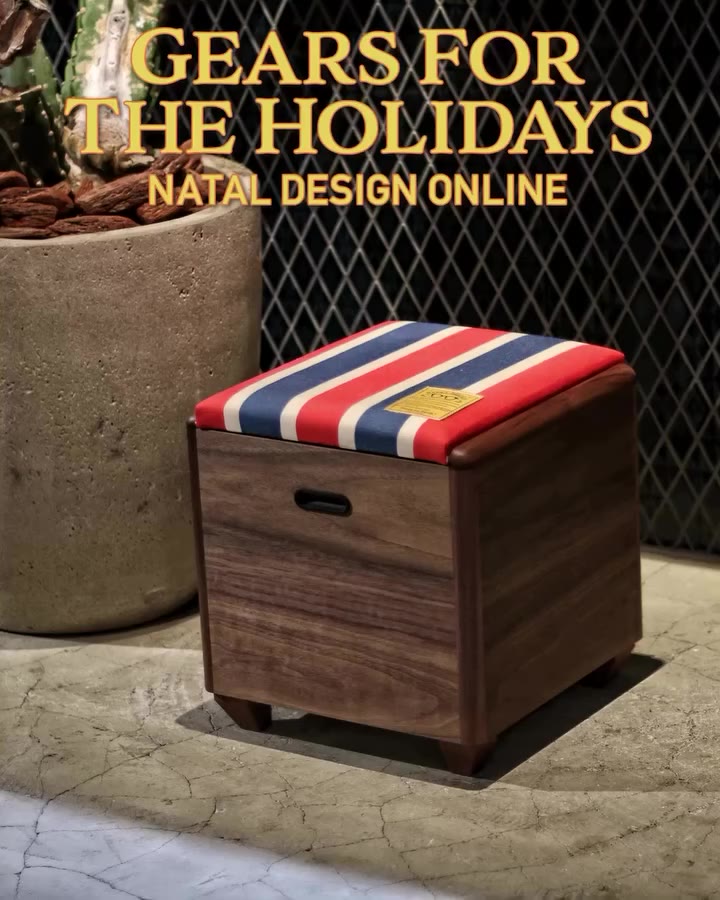 GEARS FOR THE HOLIDAYSのアイテムをご紹介！ 【抽選予約販売アイテム】 WHAT WE WANTとのコラボレーションスツールです！🪑…