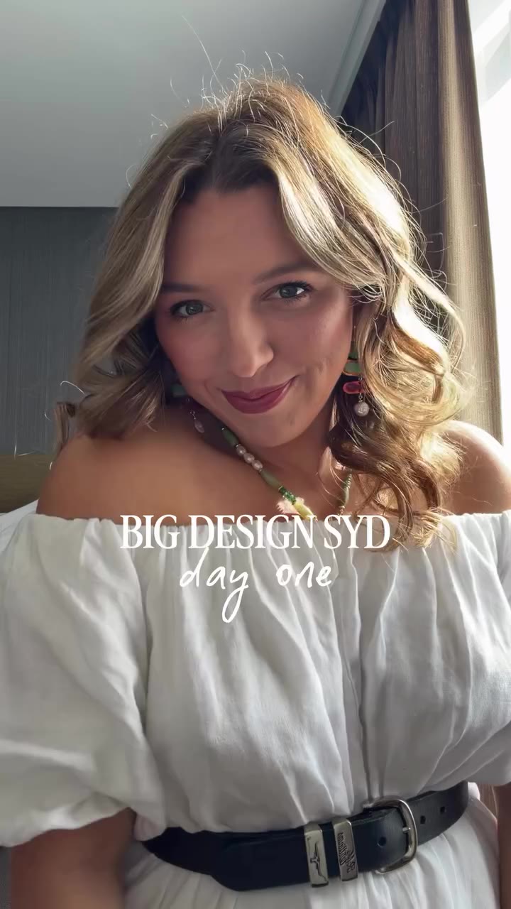 DAY ONE @thebigdesign SYD💛✨ Sydney, what a beautiful first day 🥹 Honestly…
