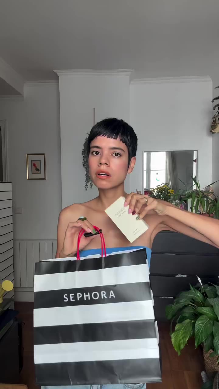 grwm for the @fugazzifragrances x @sephora Europe soirée 🍊🥭🎀 a little touch…