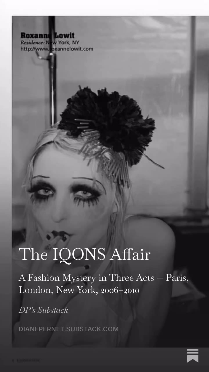 photo @roxannelowit from the only issue of IQONS print magazine fashion…