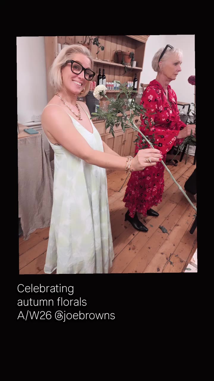 Celebrating the beginning of autumn with the wonderful @joebrowns #aw26…