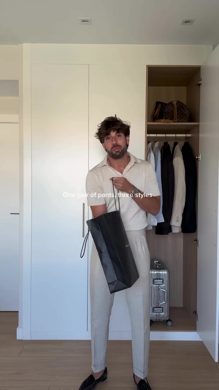 Deberías tener ya este estilo de pantalones en tu armario, guárdate el vídeo…