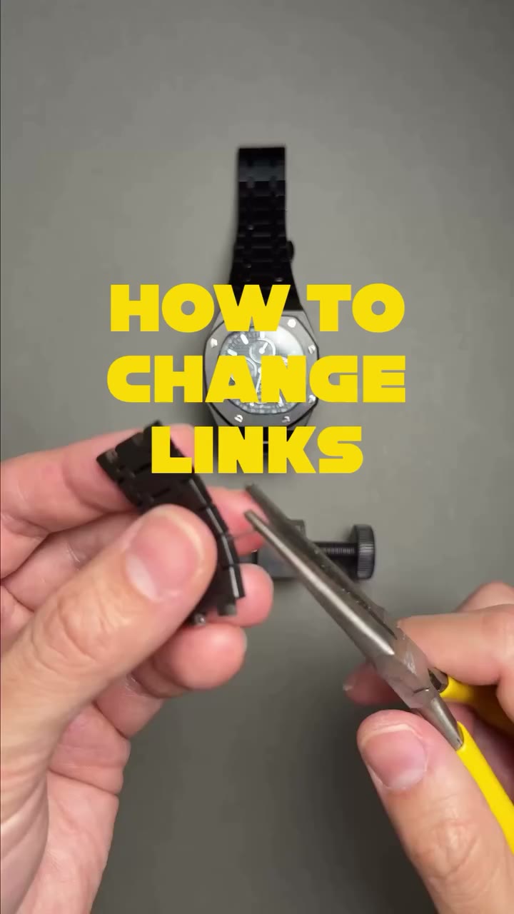 How not to wear your watch and how to change a link on your Octonoid bracelet😁