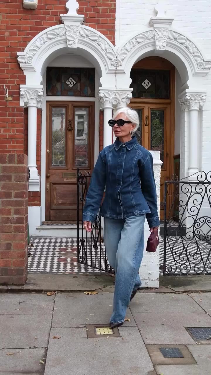 Canadian tuxedo takes London, straight of the @marksandspencer runway!…