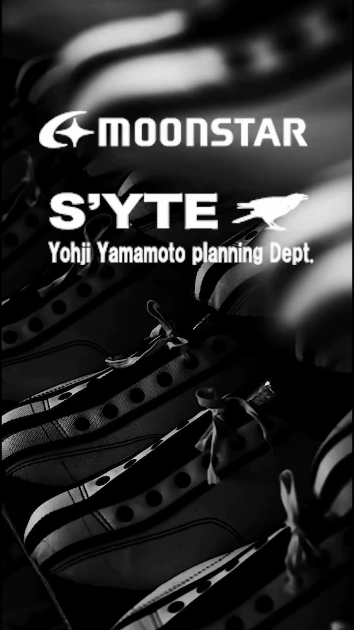 S’YTE × MOONSTAR LOGO COTTON CANVAS SNEAKERS - GC/001 Available Saturday…