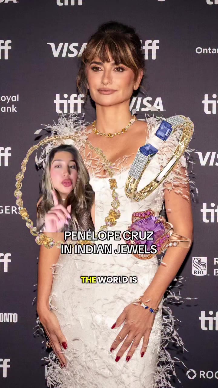 #PenelopeCruz in INDIAN JEWELS 💎🇮🇳 #ZOYA #ZOYAFineJewellery @zoyajewels…