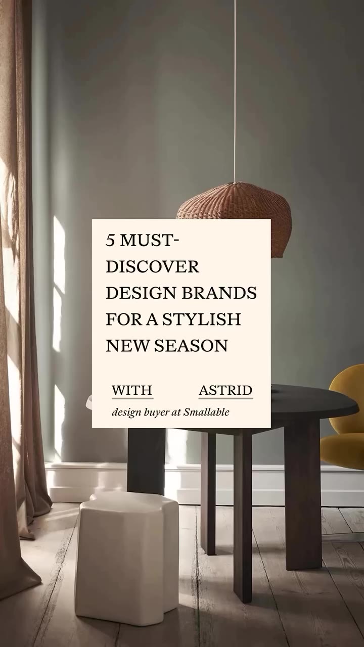 5 brands so you can finally have THE office. 20% off on all Muuto small…