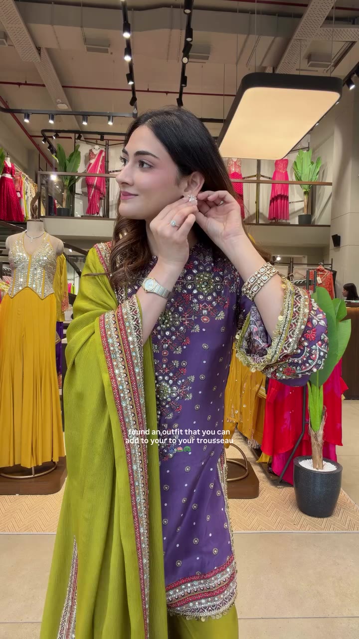 such a pretty outfit to add to your trousseau🦚🪬🪷 📍 Basanti Kapde Aur…