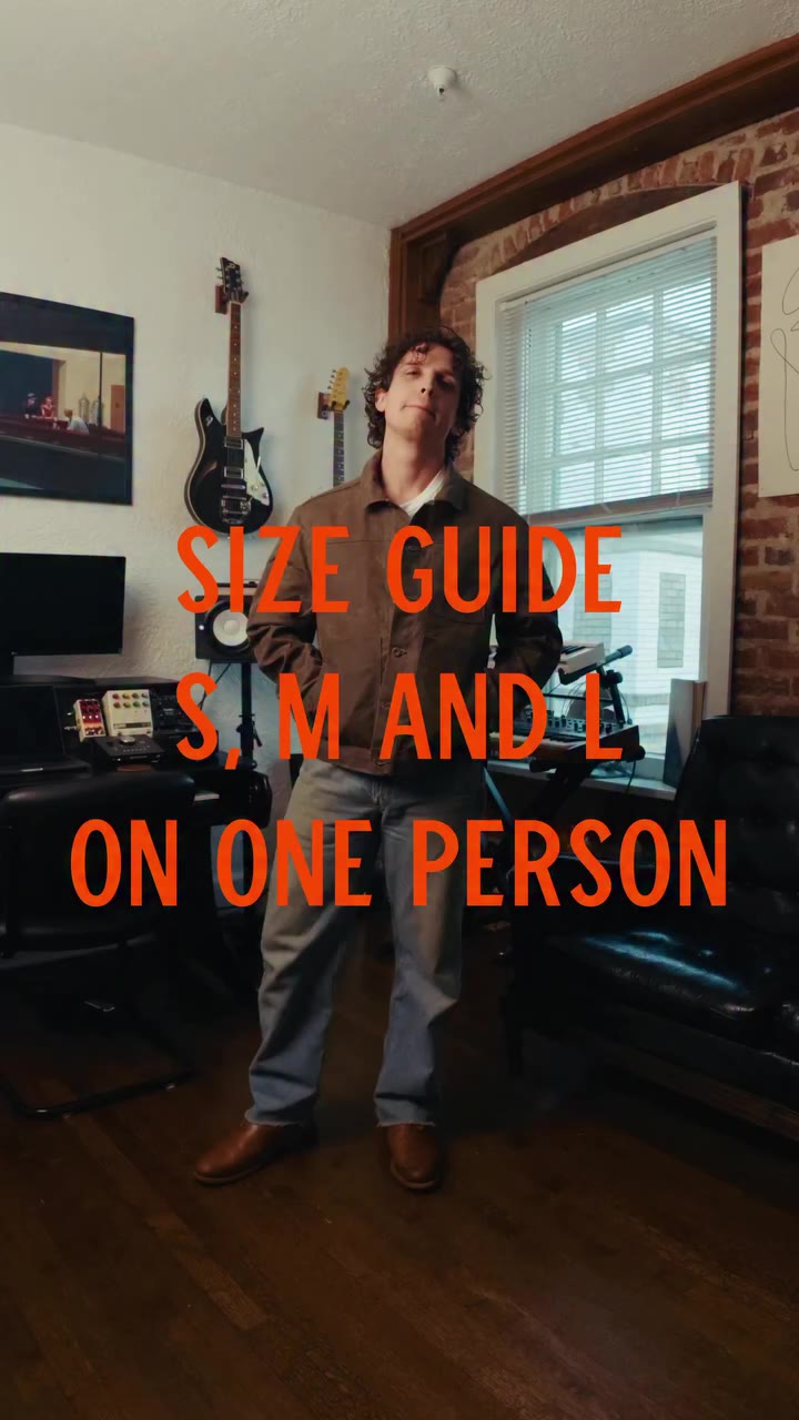 Fit guide to our Waxed Canvas Wayman Jacket. Drew is 5’8” 160lbs wearing a…