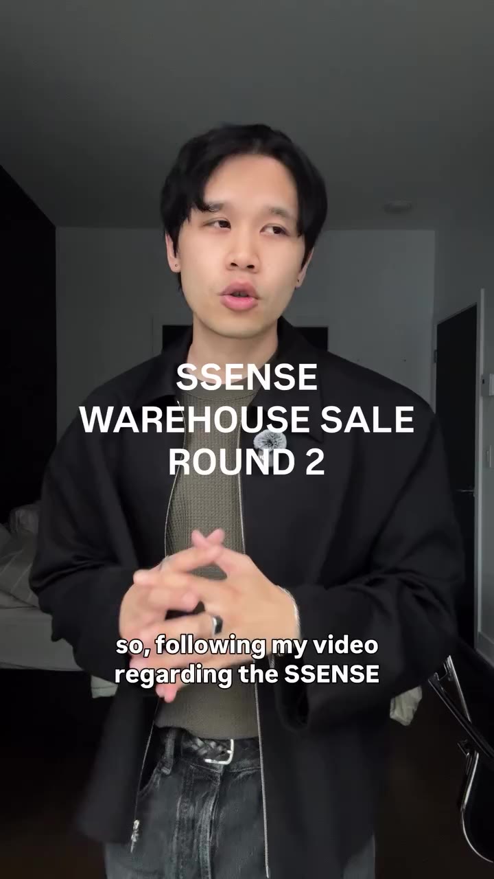 @ssense warehouse sale round 2 ???