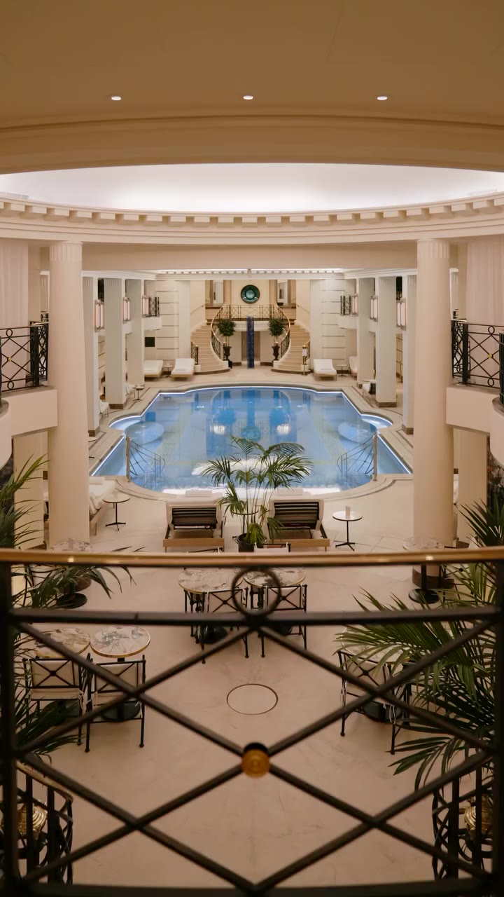 Hidden beneath Place Vendôme, the Ritz Club & Spa pool is a world of its own…