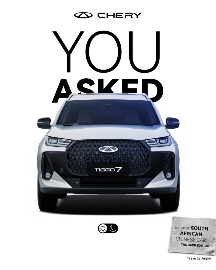 You asked and we listened, we're giving you an all blackout out Chery Tiggo 7…