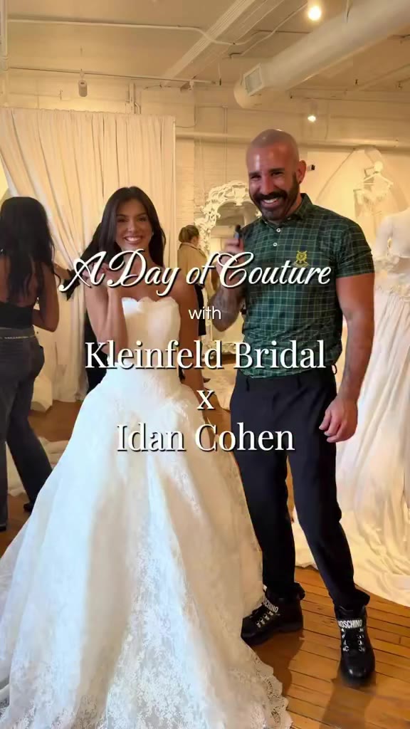 Kleinfeld x Idan Cohen ✨ A day filled with couture gowns, sparkles, lace, and…
