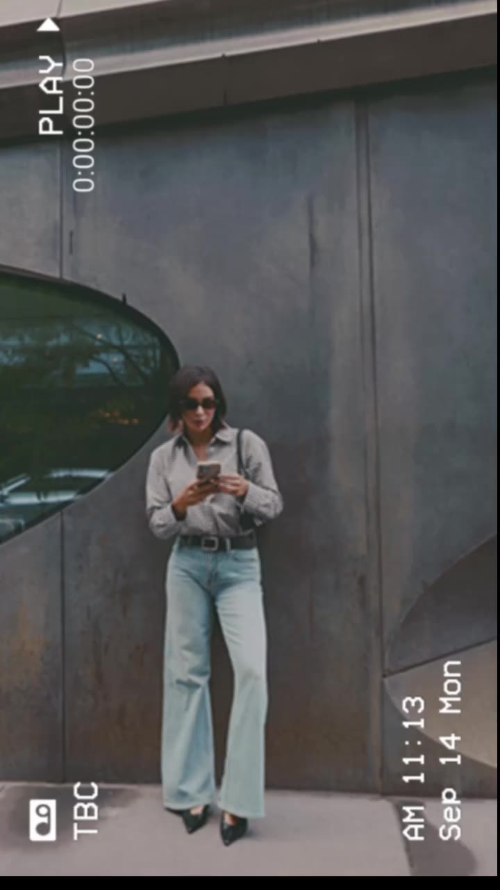 @bianca.peters 🥰 👖👖 • • • • • #nyfw #fashionweek #denim #denimstyle…