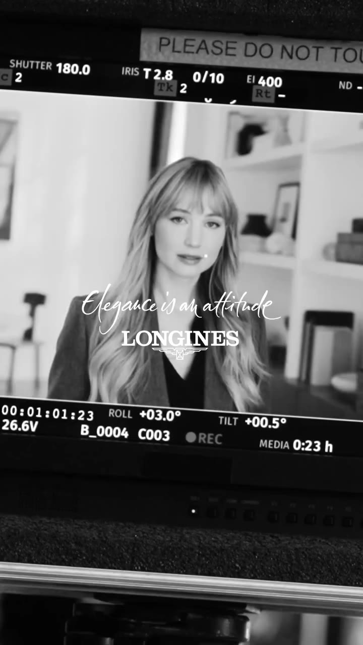 Jennifer Lawrence's definition of Elegance in three words. #Longines…