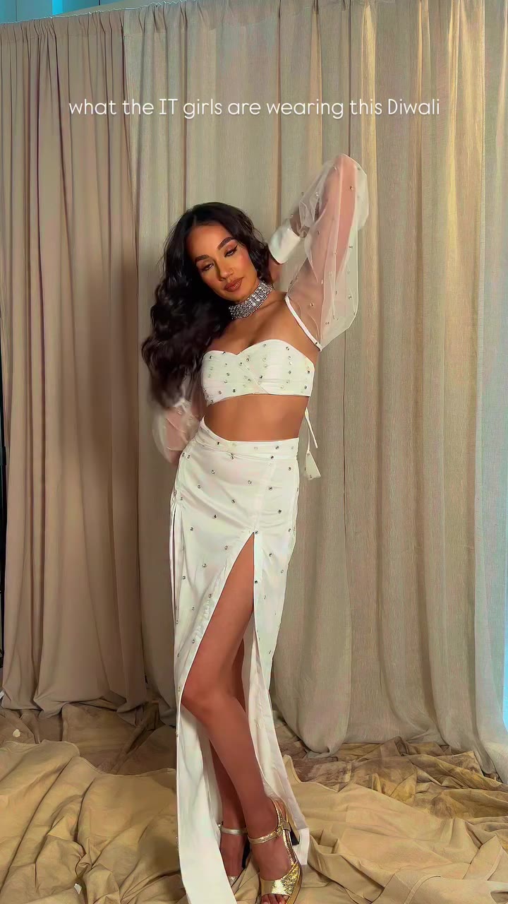 The White Cher Slit Skirt and Top are what the IT girls are going to be…