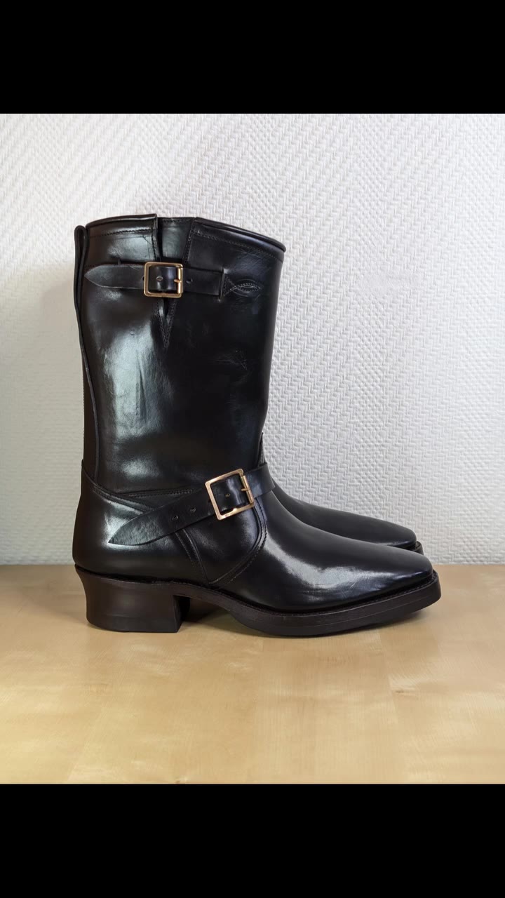 Bright Shoemakers Vulture Horween Black Chromexcel 43 in Unknown Last Dr. Sole…