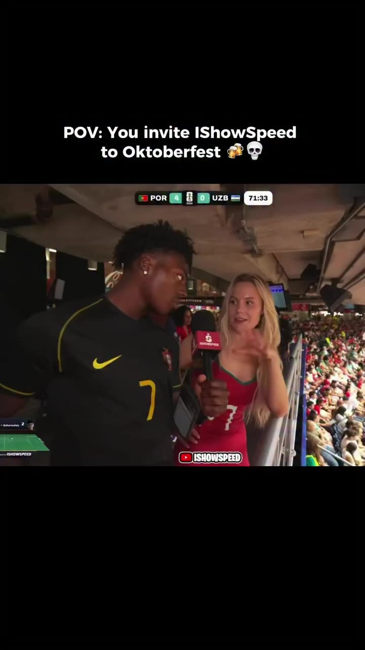 POV: You invite IShowSpeed to Oktoberfest 🍻💀