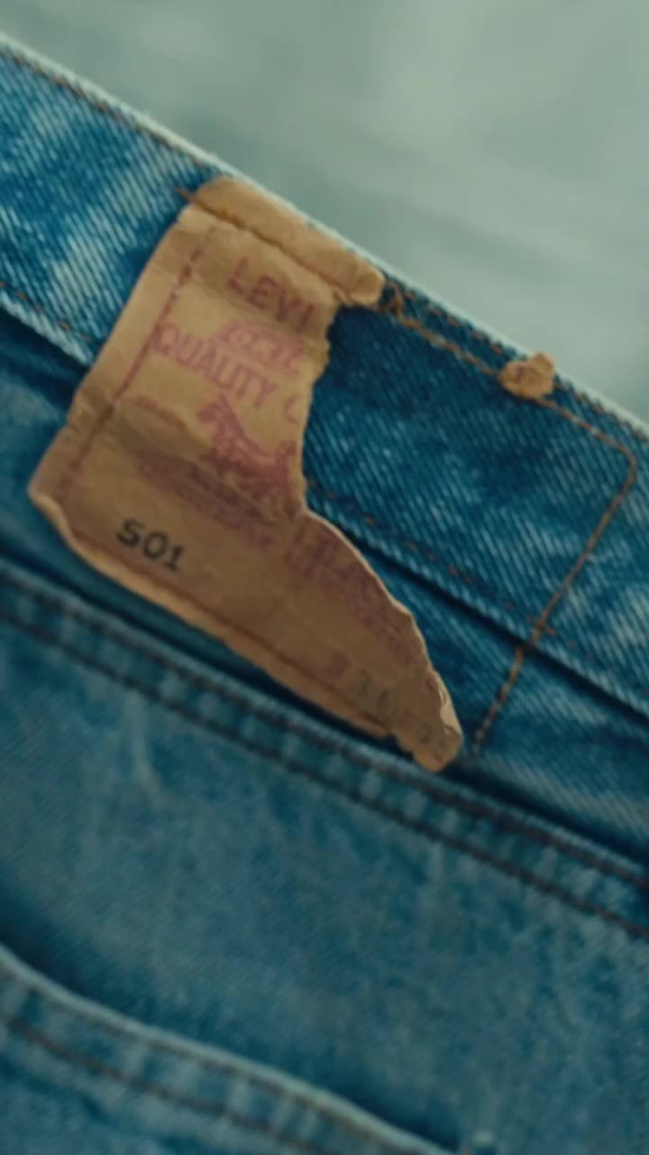 Some Levi’s 501s are made to look vintage. These ones actually lived it. Faded…
