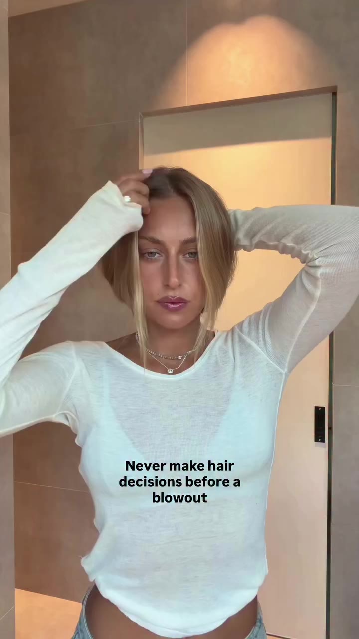 the bob crisis can wait till next month… bob girl or long hair? 👧 @dyson…