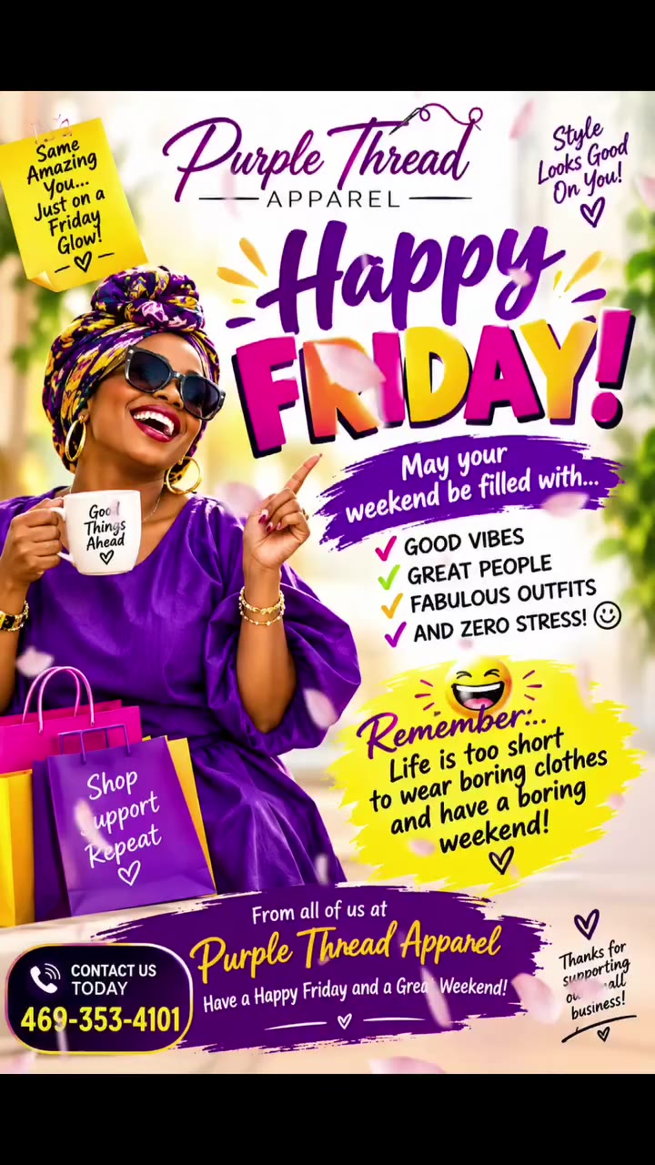 🎉 IT’S FRIDAY, Y’ALL!!! 🎉 We made it through the week! 🙌🏽 Now it’s time to…